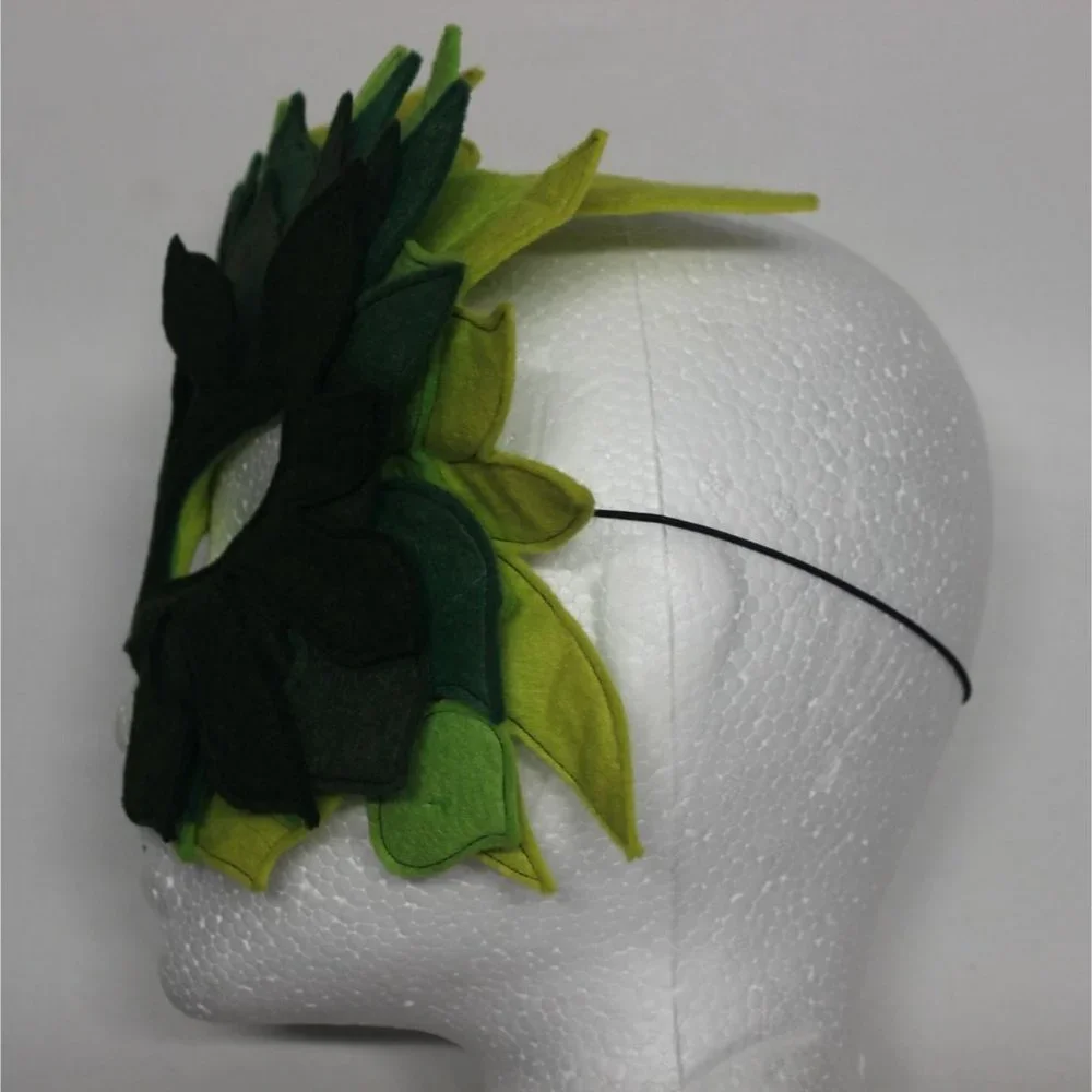 Vintage Mask Hysteria by Maureen Culligan felt carnival festival masquerade mask